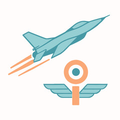 Modern Jet Fighter Aircraft Taking Off