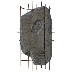 Rusty rebar destroy