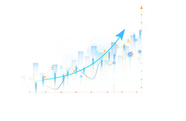 Transparent or png stock market investment trading graph growth.Trade business analytics graph and financial chart.Business trade analytics line graphs and financial chart investment. PNG chart.	
