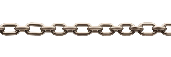 metal chain isolated on white background