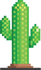 Pixel cactus