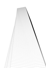 Architectural geometric abstract background vector design