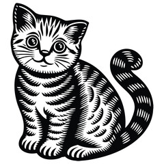 Cat collection - vector silhouette