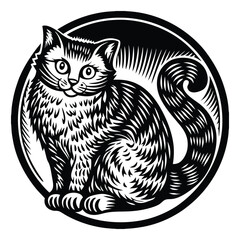 Cat logo design, vector set
By beau belle