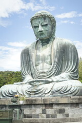 Serene Bronze Buddha Statue Kotoku-in Temple, Kamakura