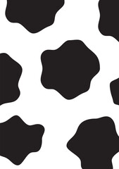 Vector Fill Cow Pattern, Can be used for wallpaper, pattern fills, web page background, surface textures.