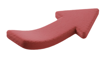 Plush Progress The Cozy Blue Arrow background PNG