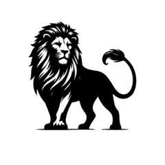 Roaring Jungle Lion Vector – Powerful Wildlife Illustration
