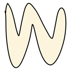 hand drawn doodle unique abjad font ugly