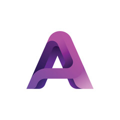 Modern creative Letter A Logo Design