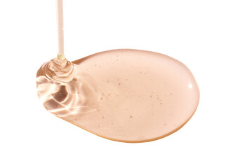 drop gel serum on a transparent background