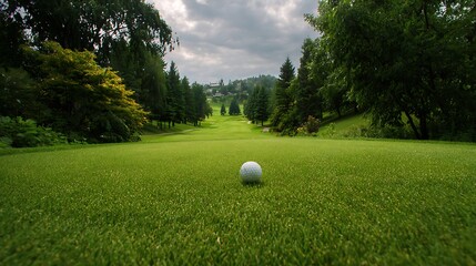 Freshly raked tee box holding a ball steady against lush landscape