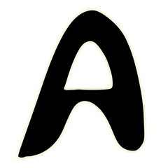 hand drawn doodle unique abjad font ugly