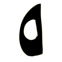 hand drawn doodle unique abjad font ugly