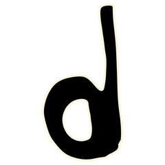 hand drawn doodle unique abjad font ugly