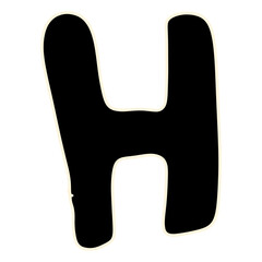 hand drawn doodle unique abjad font ugly