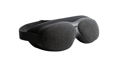 • A smart sleep mask with built-in speakers for relaxation, isolated on white background in HD 