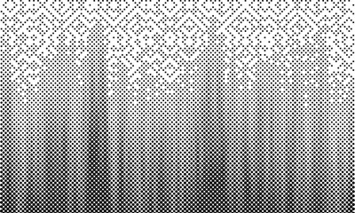Black on white background. Black and white dissolve halftone grunge effect. Vector Illustration