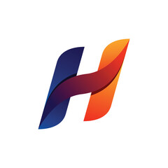 Abstract Letter H Logo