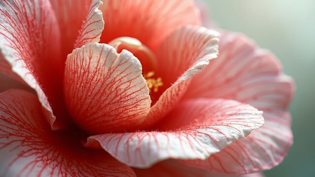 Close up of Orange Flower Art - Powered by Adobe