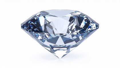 diamond on white background