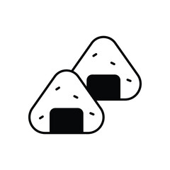 Onigiri  Vector icon