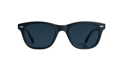 • A trendy pair of polarized sunglasses with sustainable frames, isolated on white background in HD 