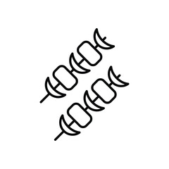 Brochette  Vector icon