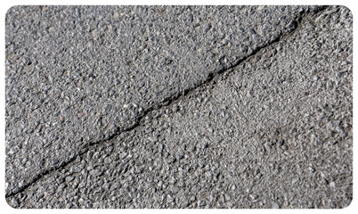 Obraz premium Fissure sur asphalte 