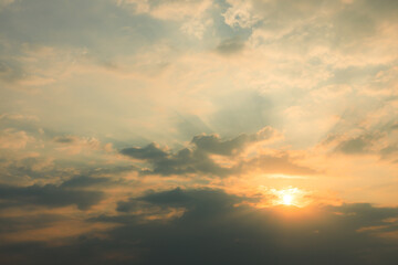 Twilight sky, Sunrise or sunset, Abstract sky clouds texture background	