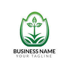 agriculture logo leaf logo designg