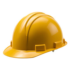 Fototapeta premium Construction Hard Hat Isolated Isolated on White Background for Safety Applications