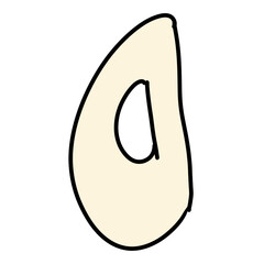 hand drawing ugly unique doodle abjad font