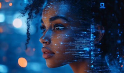 young man in the rain, Generative AI