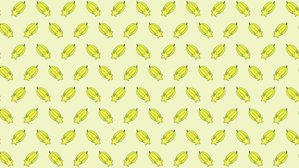 starfruit seamless pattern background vector design