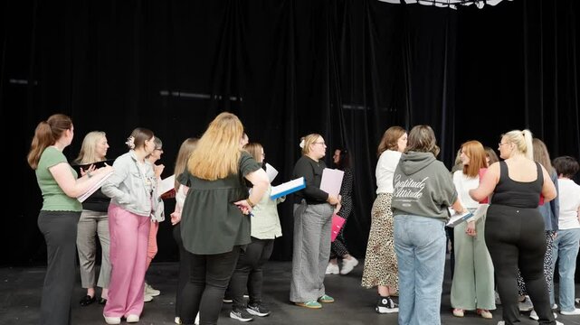 Artistic direction, performance production, rehearsing cast members