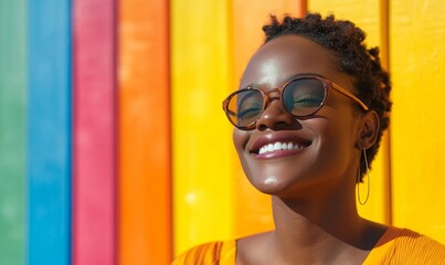 afro american woman, Generative AI