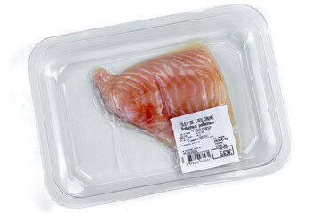 Fresh fish fillet ready to cook