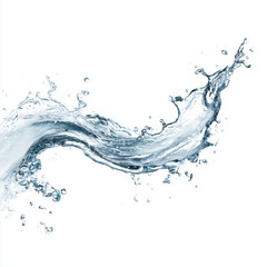 Water Splash Art: A Stunning Liquid Design , white background cut out PNG