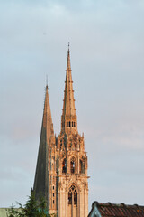 clochers de la cathédrale de Chartres - France