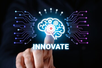 Unlocking Innovation A Visual Representation of Creative Thinking and Technological Advancement