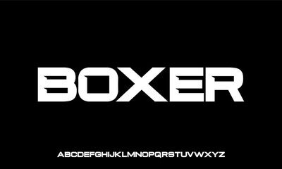 Sport Modern Alphabet Font. Typography urban style fonts for technology, digital, movie logo design. vector illustration