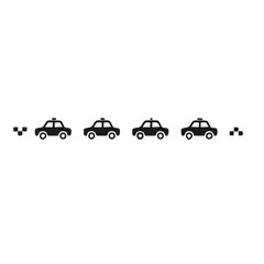 Taxi Queue Ordered line of taxis