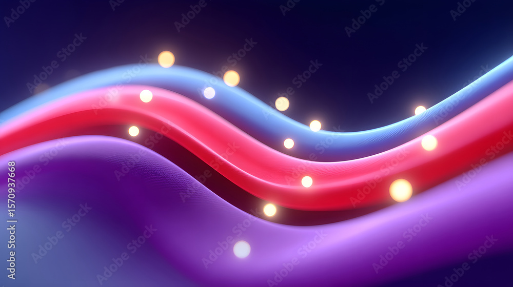 Poster dynamic fluid color gradient background, abstract kv main visual business ppt background