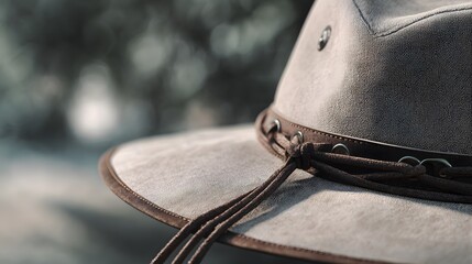 Elegant Outdoor Hat Featuring Minimalist Design and Neutral Tones for Stylish Everyday Sun Protection