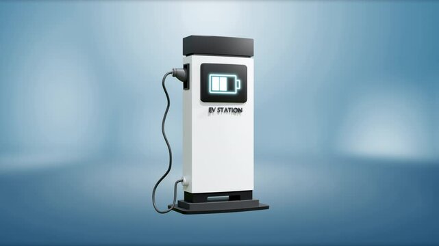 EV Charging Station, Clean energy filling technology, Electric car charging