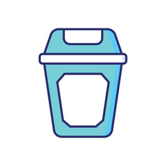 Trash Can vector icon