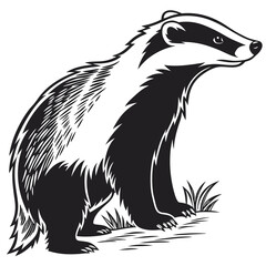 vector illustration of a bear