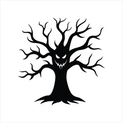 Halloween Tree Bold Brush Style