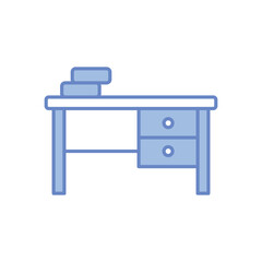 Desk  vector icon